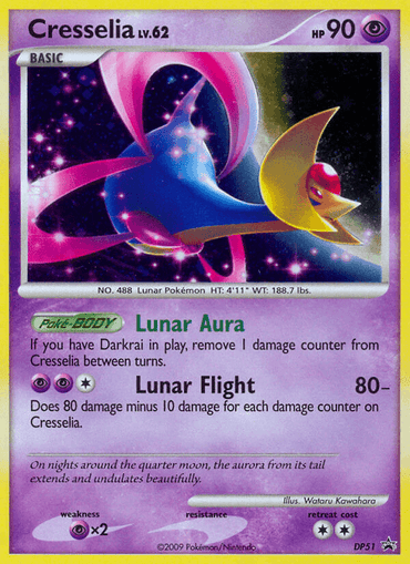 Cresselia (DP51) [Diamond & Pearl: Black Star Promos] (Online Only)