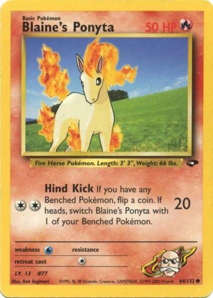 Blaine's Ponyta (64/132) [Gym Challenge Unlimited] (Online Only)