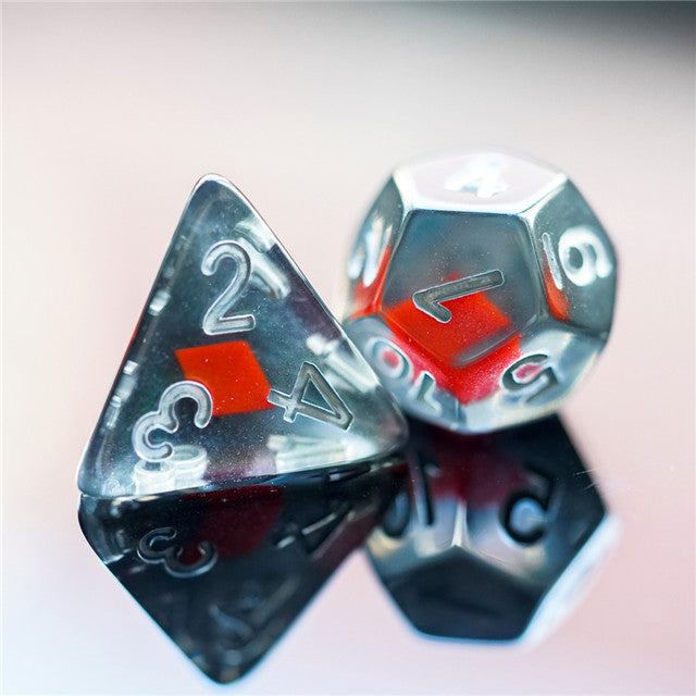 "Diamonds" Shape of My Heart 7-Dice Set (Online Only)