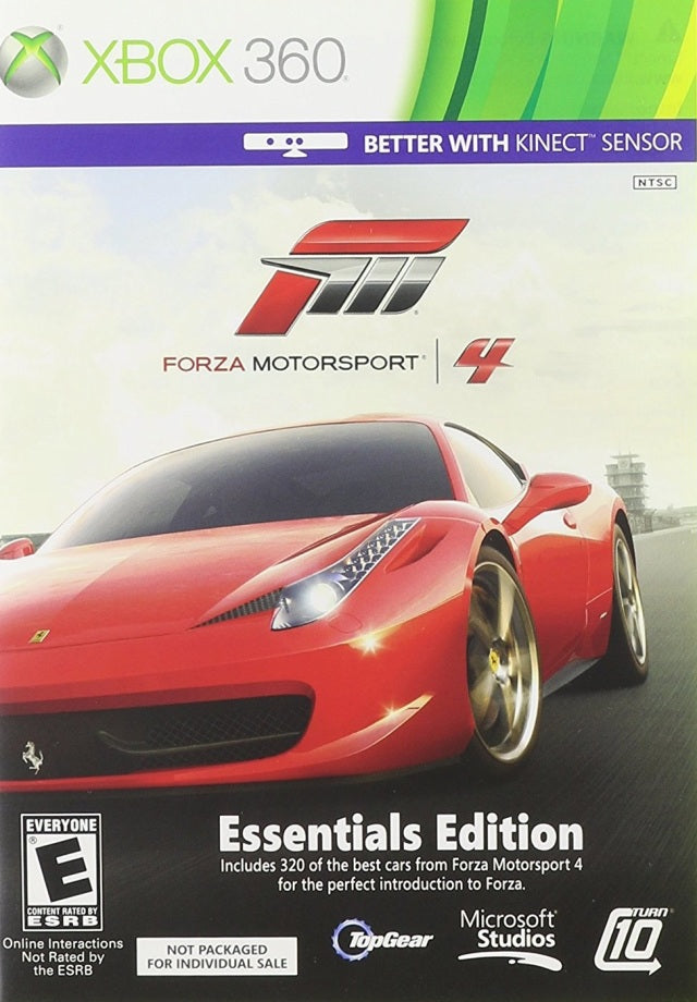 Forza Motorsport 4: Essentials Edition (Xbox 360) (ONLINE ORDER ONLY)