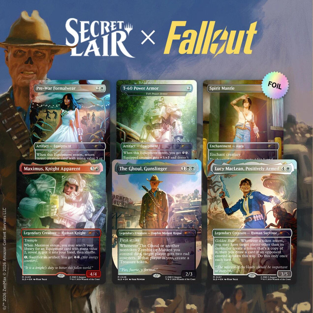 Secret Lair Drop: Secret Lair x Fallout: Beyond Vault 33 - Traditional Foil Edition [SLD] (ONLINE ORDER ONLY)