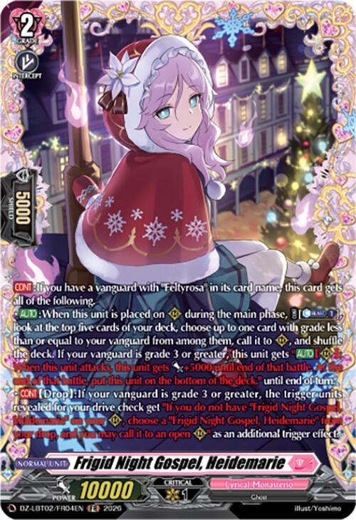 Frigid Night Gospel, Heidemarie (DZ-LBT02/FR04EN) [Lyrical Monasterio Season of Wonders]