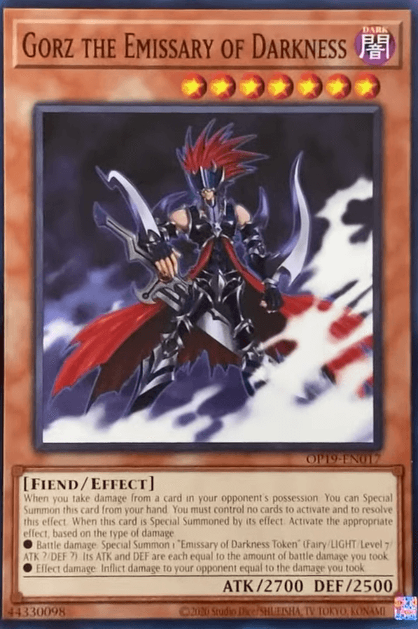 Gorz the Emissary of Darkness [OP19-EN017] Common (ONLINE ORDER ONLY)