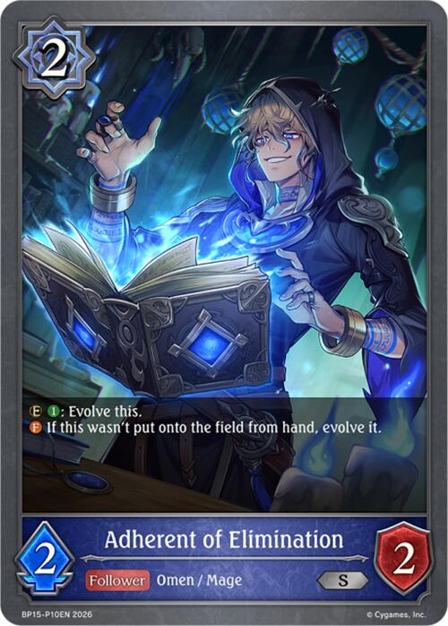 Adherent of Elimination - P10 (Foil) (BP15-P10EN) [Trial of the Omens]