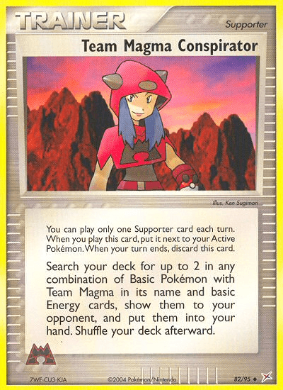 Team Magma Conspirator (82/95) [EX: Team Magma vs Team Aqua] (Online Only)