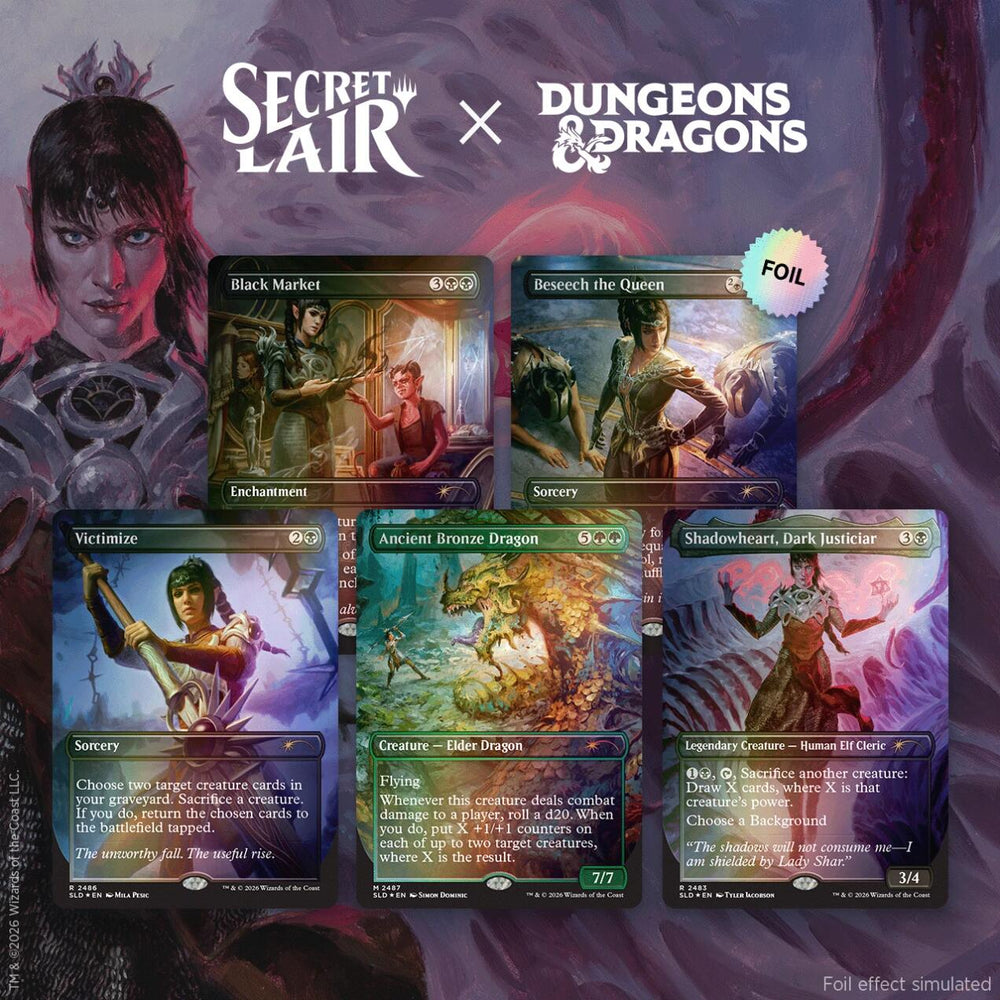 Secret Lair Drop: Secret Lair x Dungeons & Dragons: Shadowheart's Devotion - Traditional Foil Edition [SLD]