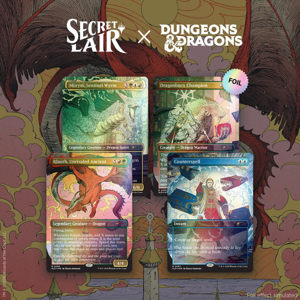 Secret Lair Drop: Secret Lair x Dungeons & Dragons: Whispers in Candlekeep - Foil Edition [SLD]