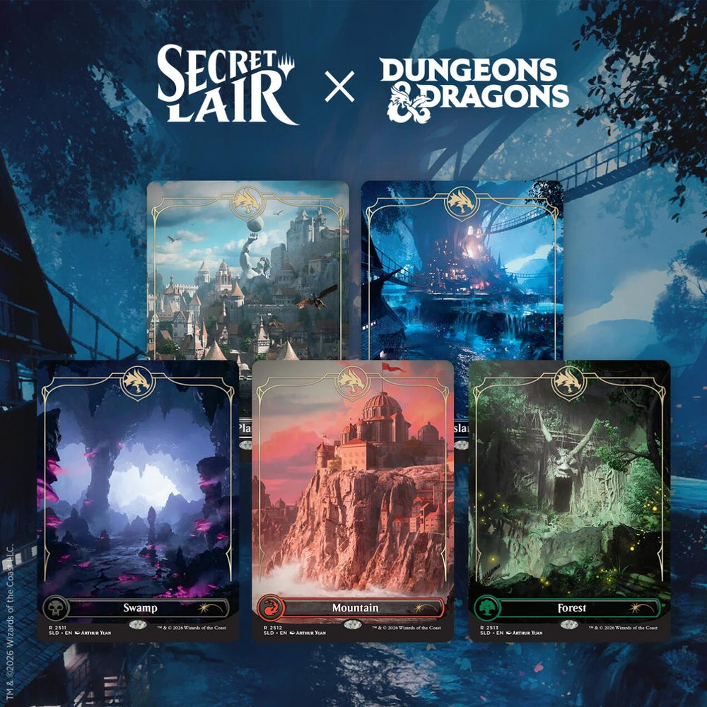 Secret Lair Drop: Secret Lair x Dungeons & Dragons: Lands of the Forgotten Realms - Non-Foil Edition [SLD] (ONLINE ORDER ONLY)