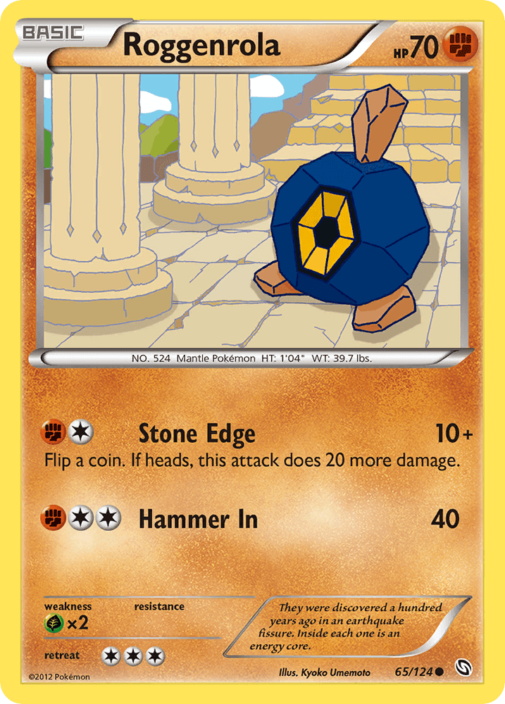 Roggenrola (65/124) [Black & White: Dragons Exalted] (Online Only)