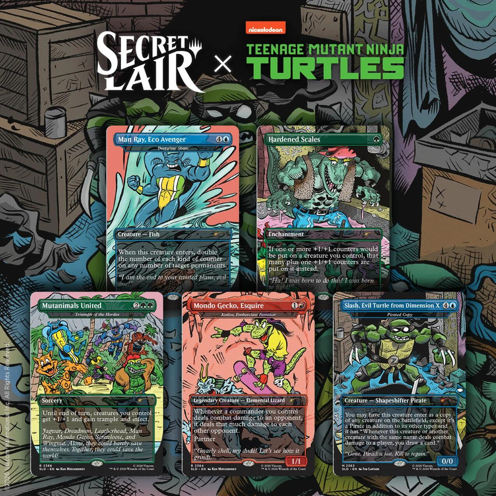 Secret Lair Drop: Secret Lair x Teenage Mutant Ninja Turtles: The Mighty Mutanimals - Non-Foil Edition [SLD] (ONLINE ORDER ONLY)