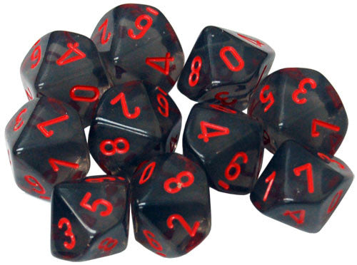 Chessex d10 Set of 10 Dice (ONLINE ORDER ONLY)