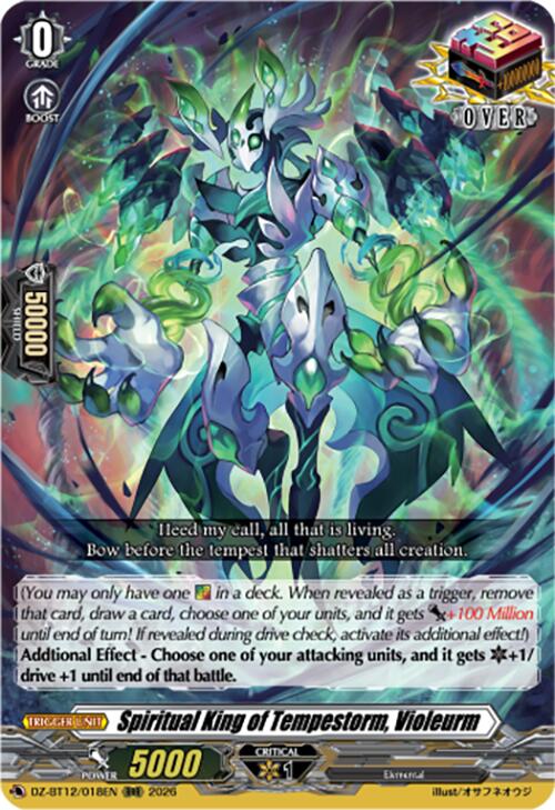 Spiritual King of Tempestorm, Violeurm (DZ-BT12/018EN) [Chasm of Lost Souls]