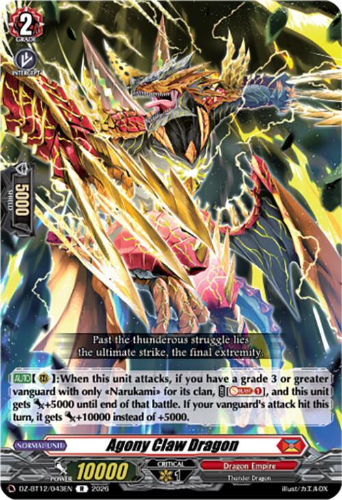Agony Claw Dragon (DZ-BT12/043EN) [Chasm of Lost Souls]