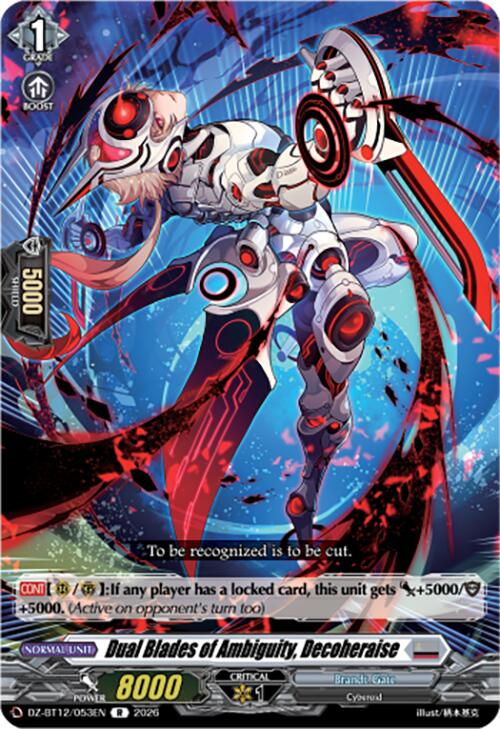 Dual Blades of Ambiguity, Decoheraise (DZ-BT12/053EN) [Chasm of Lost Souls]