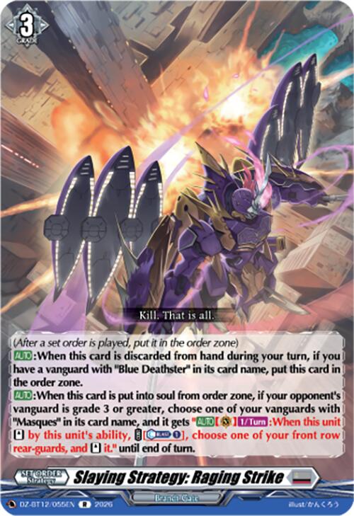 Slaying Strategy: Raging Strike (DZ-BT12/055EN) [Chasm of Lost Souls]