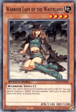 Warrior Lady of the Wasteland [SGX1-ENE05] Common (ONLINE ORDER ONLY)
