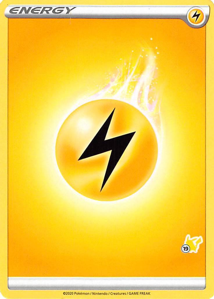 Lightning Energy (Pikachu Stamp #19) [Battle Academy 2022] (Online Only)