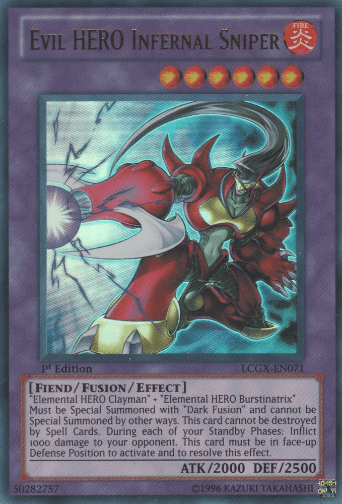 Evil HERO Infernal Sniper [LCGX-EN071] Ultra Rare (ONLINE ORDER ONLY)