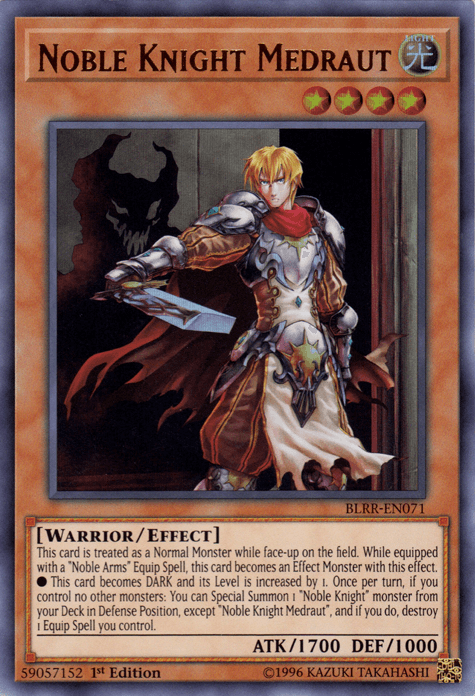 Noble Knight Medraut [BLRR-EN071] Ultra Rare (ONLINE ORDER ONLY)
