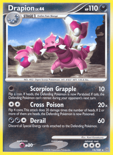 Drapion (15/100) [Diamond & Pearl: Stormfront] (Online Only)