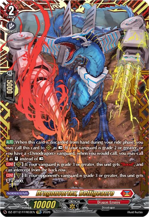 Dragonvortex, Belligeacro (DZ-BT12/FFR03EN) [Chasm of Lost Souls]