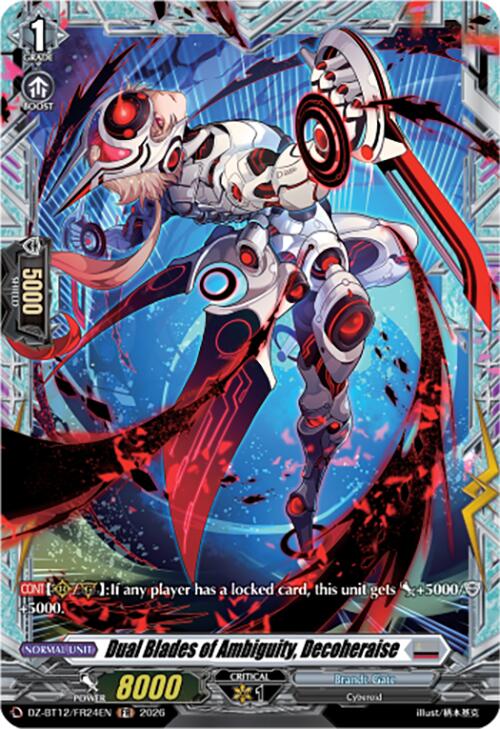 Dual Blades of Ambiguity, Decoheraise (DZ-BT12/FR24EN) [Chasm of Lost Souls]