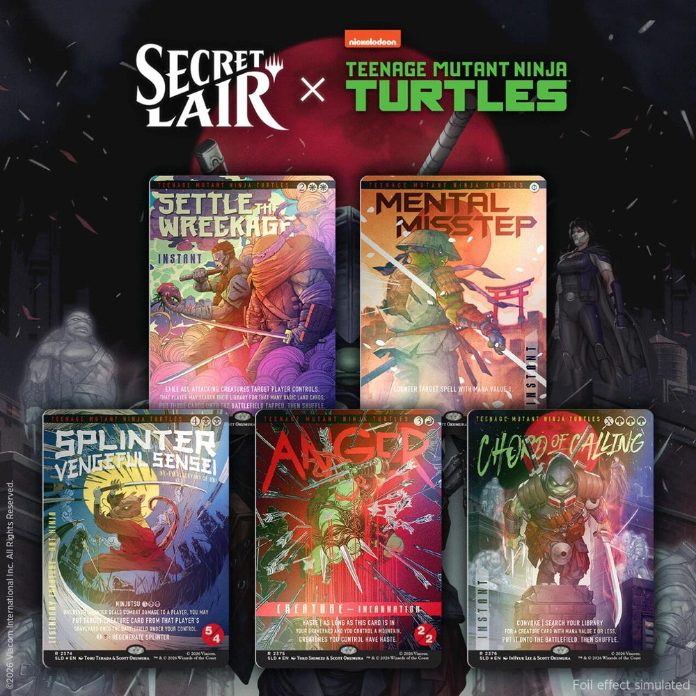 Secret Lair Drop: Secret Lair x Teenage Mutant Ninja Turtles: The Last Ronin - Traditional Foil Edition [SLD] (ONLINE ORDER ONLY)