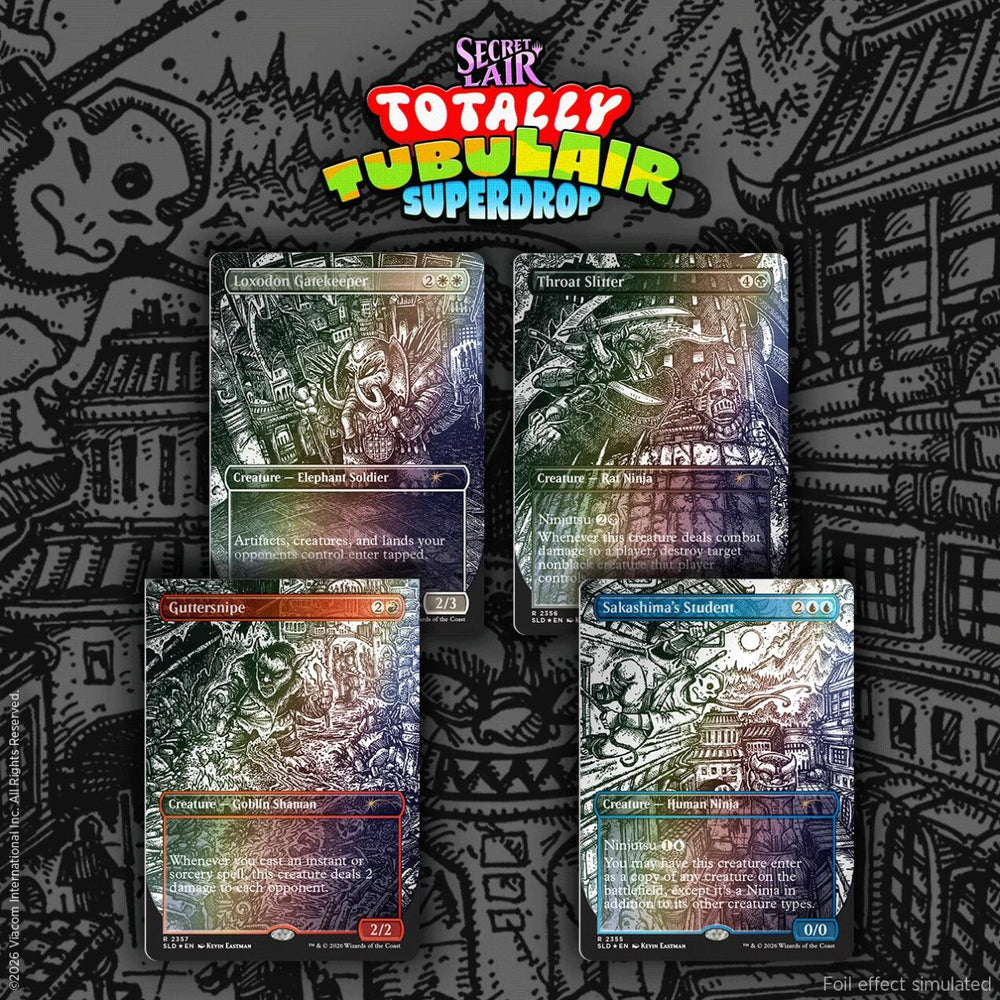 Secret Lair Drop: Featuring: Kevin Eastman (Inks) - Traditional Foil Edition [SLD] (ONLINE ORDER ONLY)