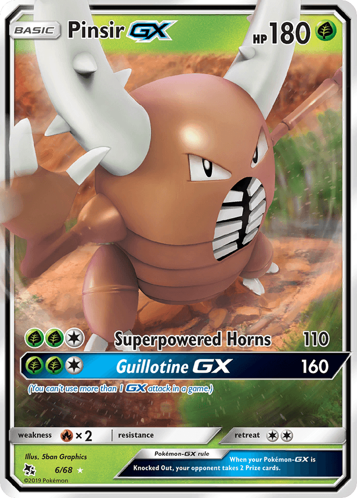 Pinsir GX (6/68) [Sun & Moon: Hidden Fates] (Online Only)