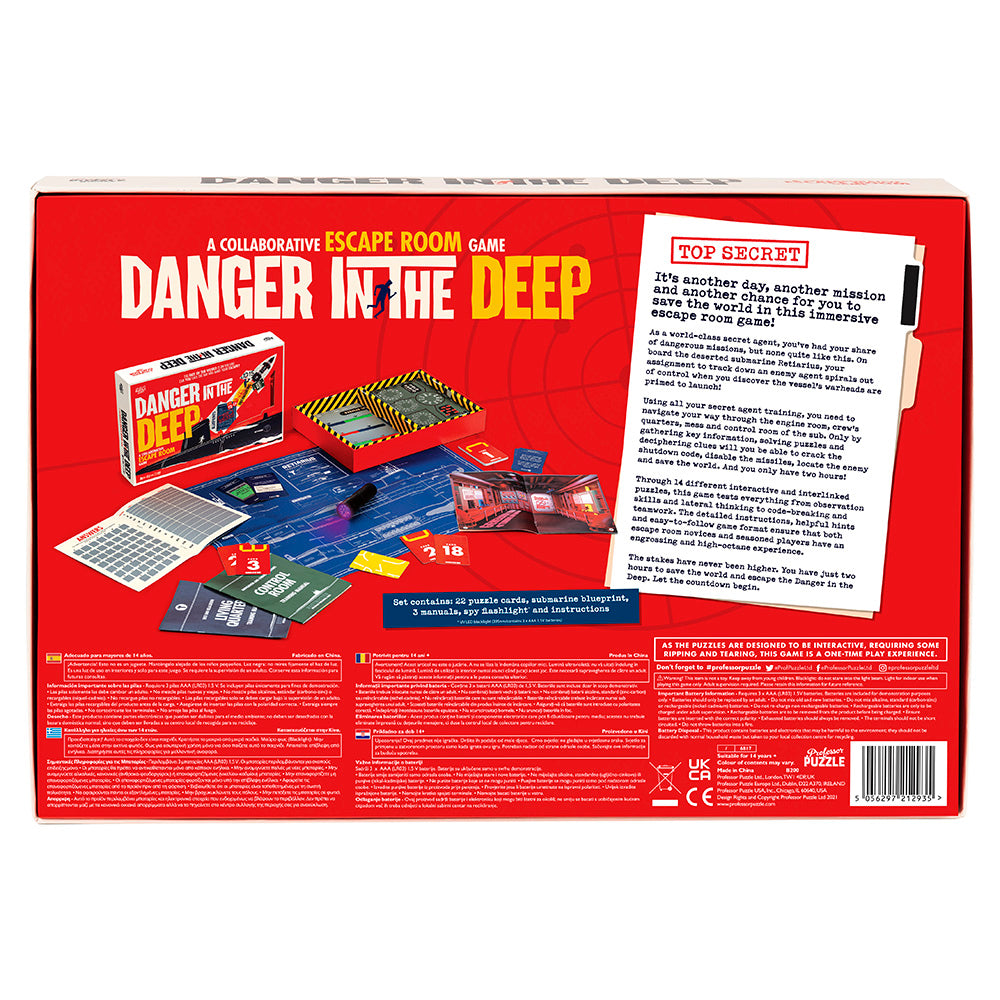 Escape Room Games: Danger in the Deep (ONLINE ORDER ONLY)