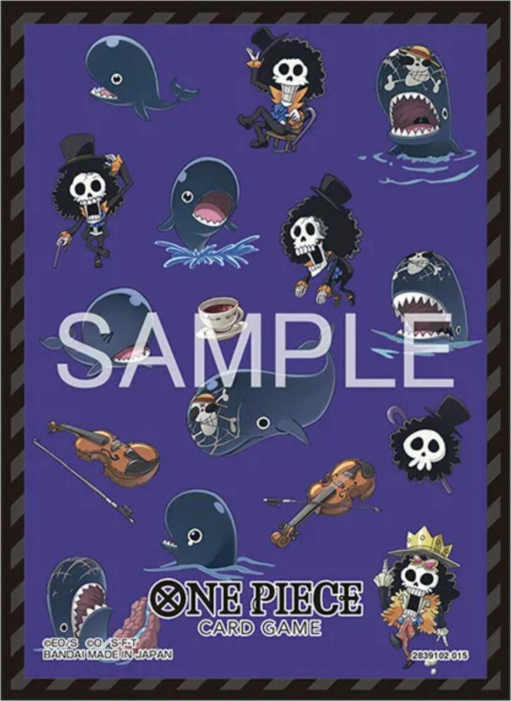 One Piece Card Game Official Sleeves - Brook & Laboon (70-Pack)
