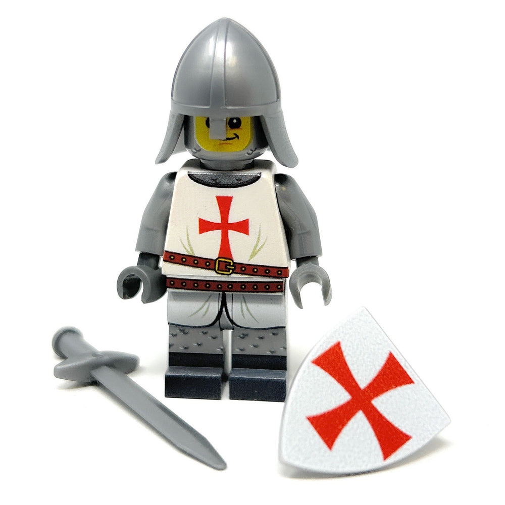 Custom Templar Crusader Knight Minifig made using LEGO parts - B3 Customs (Online Order Only)