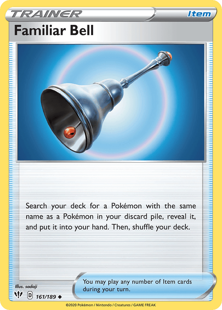 Familiar Bell (161/189) [Sword & Shield: Darkness Ablaze] (Online Only)