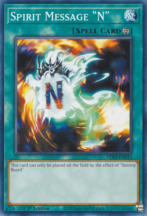 Spirit Message N [LDS3-EN013] Common (ONLINE ORDER ONLY)