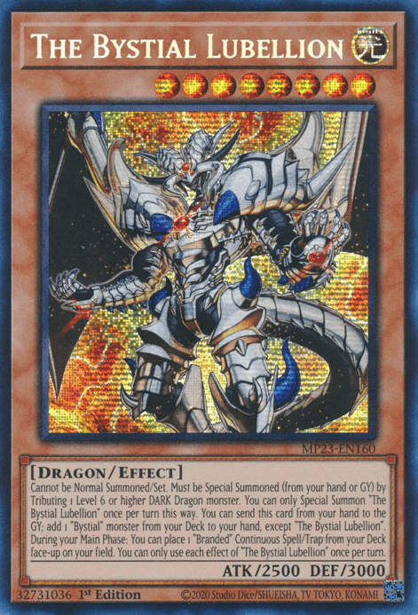 The Bystial Lubellion [MP23-EN160] Prismatic Secret Rare (ONLINE ORDER ONLY)