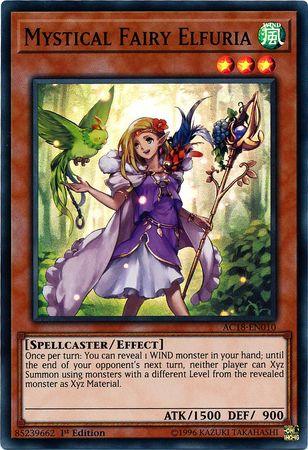 Mystical Fairy Elfuria [AC18-EN010] Super Rare (ONLINE ORDER ONLY)