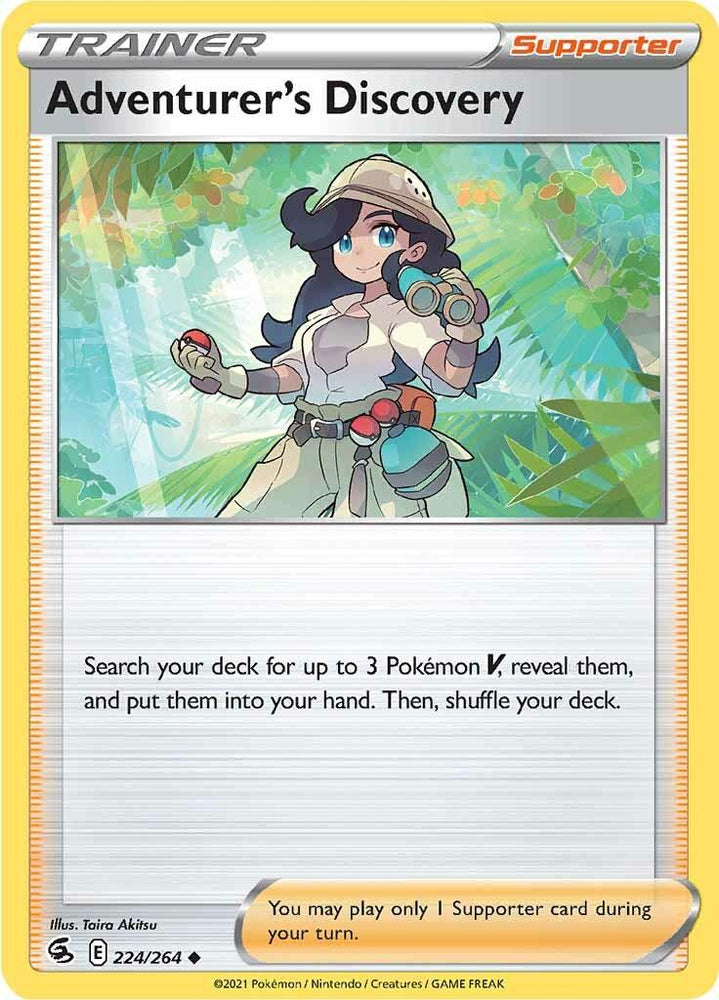 Adventurer's Discovery (224/264) [Sword & Shield: Fusion Strike] (Online Only)