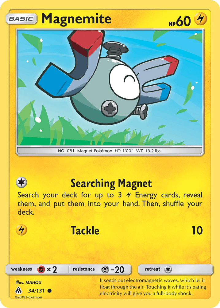 Magnemite (34/131) [Sun & Moon: Forbidden Light] (Online Only)