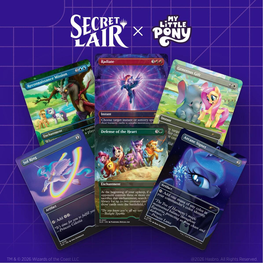 Secret Lair Drop: Secret Lair x My Little Pony: Friendship is Magic - Non-Foil Edition [SLD]