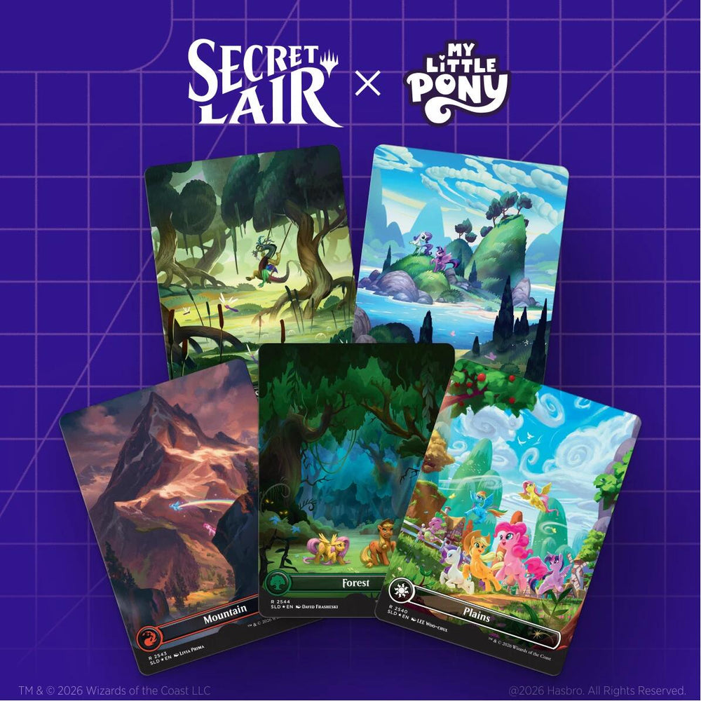 Secret Lair Drop: Secret Lair x My Little Pony: The Lands of Equestria - Non-Foil Edition [SLD] (ONLINE ORDER ONLY)