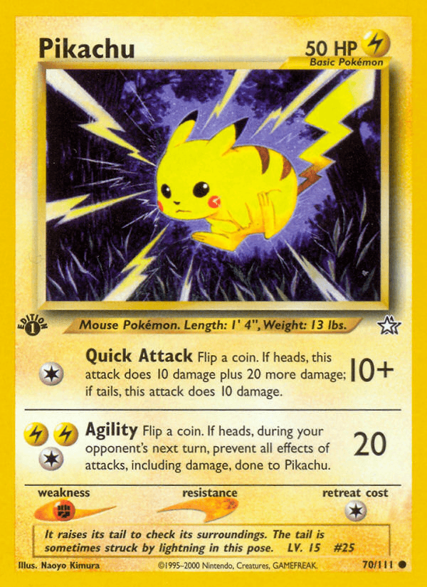 Pikachu (70/111) [Neo Genesis 1st Edition] (Online Only)