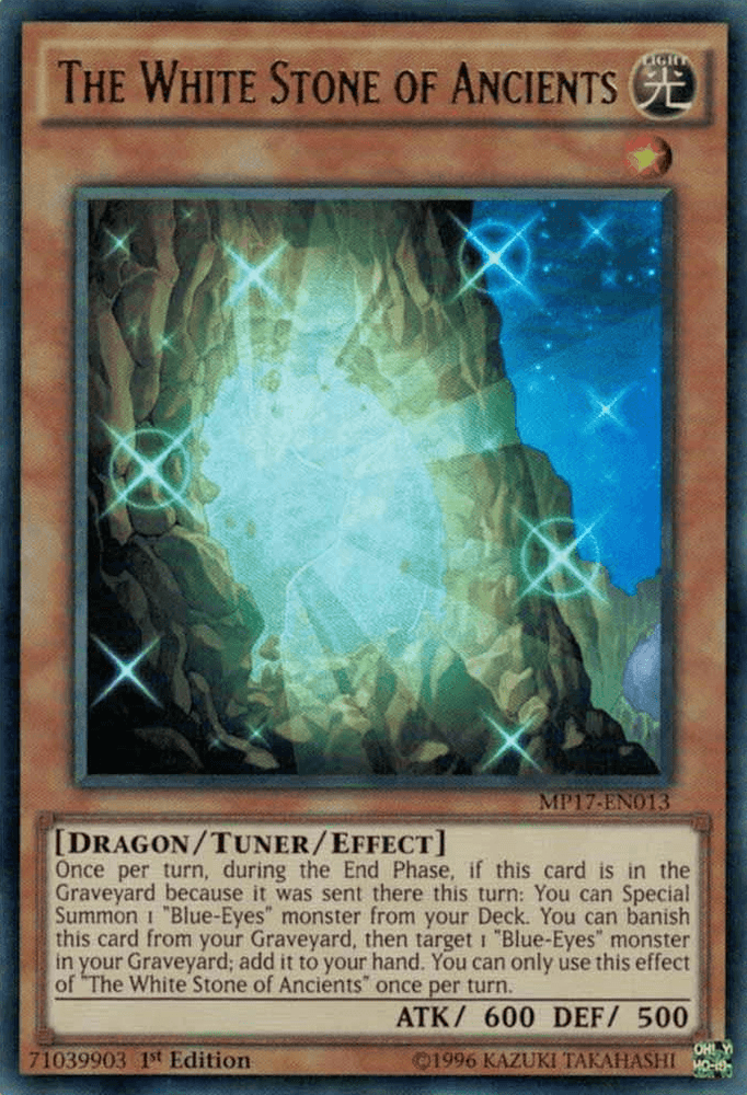 The White Stone of Ancients [MP17-EN013] Ultra Rare (ONLINE ORDER ONLY)