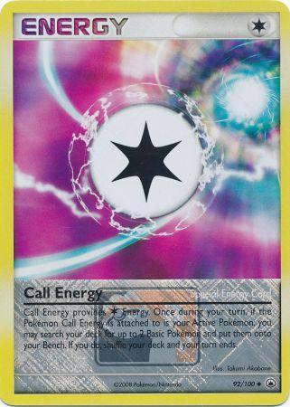 Call Energy (92/100) (League Promo) [Diamond & Pearl: Majestic Dawn] (Online Only)