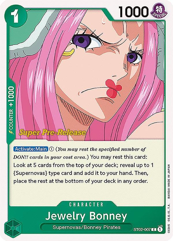 Jewelry Bonney [Super Pre-Release Starter Deck: Worst Generation] (ONLINE ORDER ONLY)