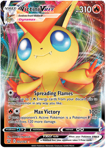 Victini VMAX (022/163) [Sword & Shield: Battle Styles] (Online Only)