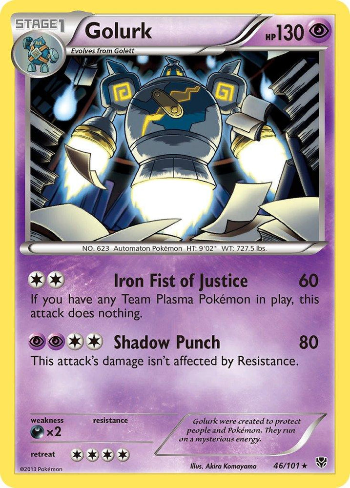 Golurk (46/101) (Theme Deck Exclusive) [Black & White: Plasma Blast] (Online Only)
