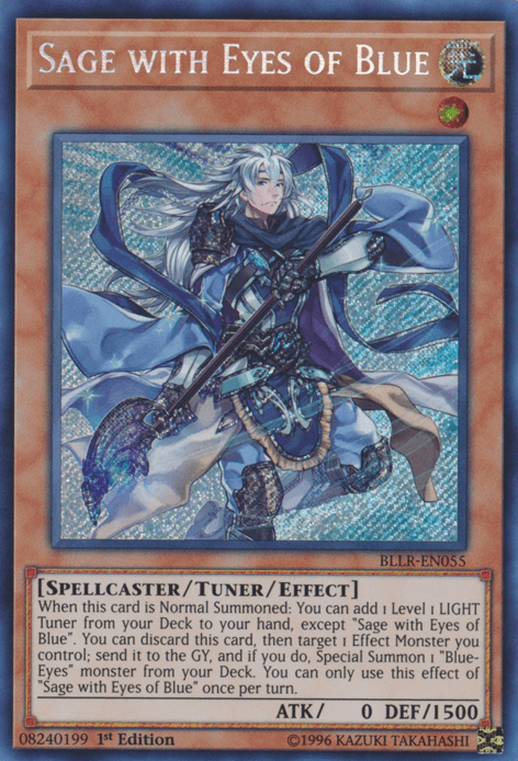 Sage with Eyes of Blue [BLLR-EN055] Secret Rare (ONLINE ORDER ONLY)