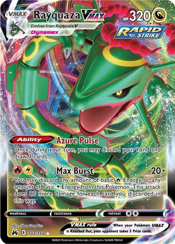Rayquaza VMAX (102/159) (102) [Sword & Shield: Crown Zenith] (Online Only)