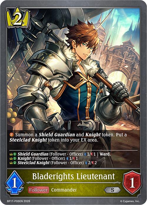 Bladerights Lieutenant - P06EN (Foil) (BP17-P06EN) [Convergent Destinies]