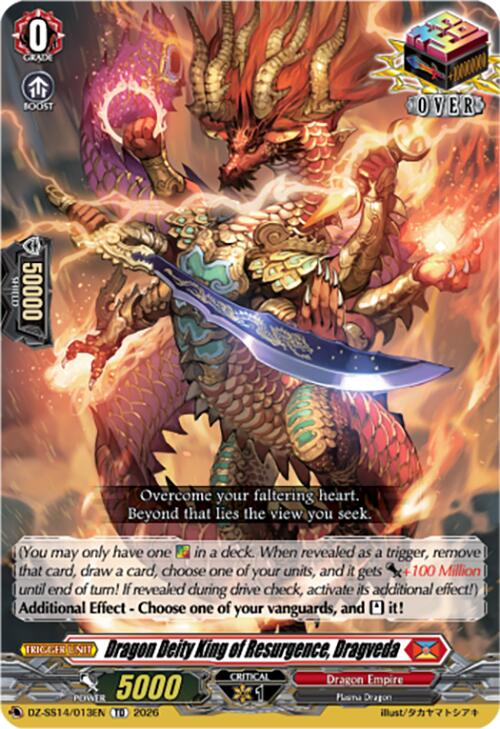 Dragon Deity King of Resurgence, Dragveda (DZ-SS14/013EN) [Dragonic Overlord Start Deck]